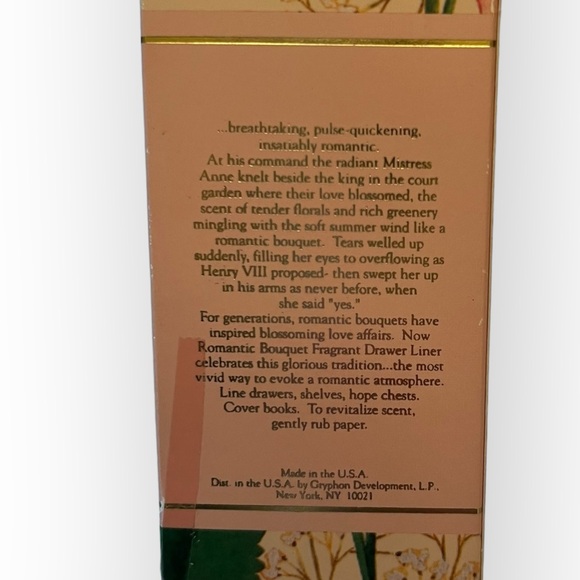 Vintage NOS Victoria’s Secret Wild English Garden Fragrant Drawer Liners Rare - Picture 4 of 9